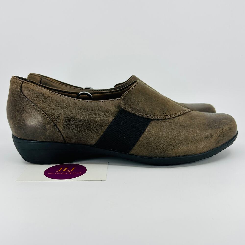 Dansko Women's Fae Burnished Nubuck Slip On Comfort Shoes Size 40 EU/ 9.5-10 US
